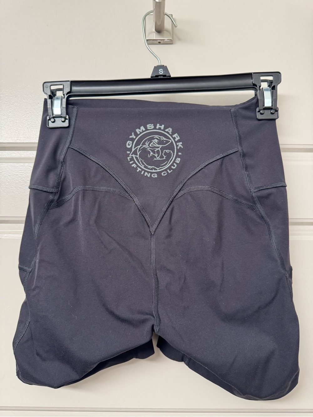 Gymshark Black High-Rise Performance Bike Shorts